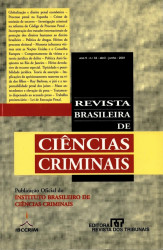 Capa de Revista Brasileira de Ciências Criminais - n° 34 - Diversos