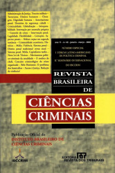Capa de Revista Brasileira de Ciências Criminais - n° 42 - Diversos