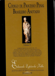 Capa de Código de Processo Penal Brasileiro Anotado - Vol. V - Eduardo Espínola Filho