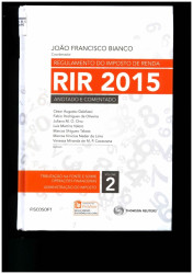 Capa de REGULAMENTO DO IMPOSTO DE RENDA - VOL.2 - JOÃO FRANCISCO BIANCO- COORDENADOR
