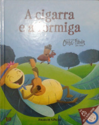 Capa de A cigarra e a formiga - 