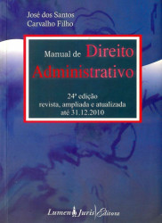 Capa de Manual de direito administrativo - José Dos Santos Carvalho Filho