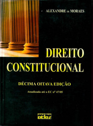 Capa de Direito constitucional - Alexandre de Moraes