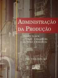 Capa de Administração da produção - Nigel Slack Stuart Chambers Robert Johnston