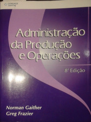 Capa de Administração da produção e operações - Norman Gaither Greg Frazier