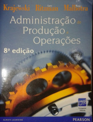 Capa de Administração de produção e operações - Lee Krajewski Larry Ritzman Manoj Malhotra