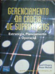 Capa de Gerenciamento da cadeia de suprimentos - Sunil Chopra Peter Meindl
