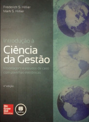 Capa de Introdução à ciência da gestão - Frederick S. Hillier Mark S. Hillier