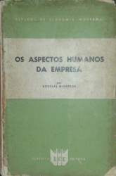 Capa de Os aspectos humanos da empresa - Douglas McGregor