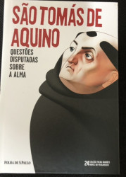Capa de Questões Disputadas sobre a alma - São Tomas de Aquino