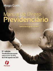 Capa de Manual de direito previdenciário - Hugo Goes