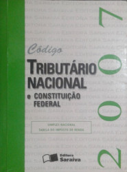 Capa de Código tributário nacional e constituição federal - 