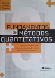Capa de Fundamentos de métodos quantitativos - José de Oliveira Siqueira