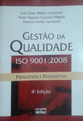 Capa de Gestão da qualidade - Luiz Cesar Ribeiro Carpinetti Paulo Augusto Cauchick Miguel Mateus Cecílio Gerolamo