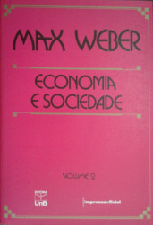 Capa de Economia e sociedade volume 2 - Max Weber