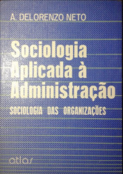 Capa de Sociologia aplicada à administração - Antônio Delorenzo Neto