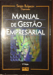 Capa de Manual de gestão empresarial - Sérgio Bulgacov Org.