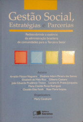Capa de Gestão social, estratégias e parcerias - Marly Cavalcanti Org.