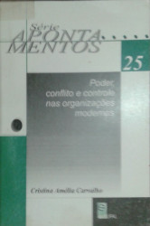 Capa de Poder, conflito e controle nas organizações modernas - Cristina Amélia Carvalho