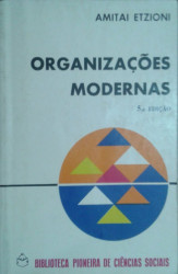 Capa de Organizações modernas - Amitai Etzioni