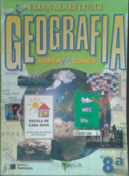 Capa de Geografia 8ª série - Elian Alabi Lucci