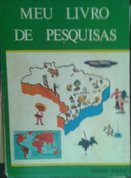 Capa de Meu livro de pesquisas - geografia - folclore - 