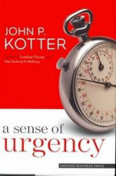 Capa de A sense of urgency - John P. Kotter