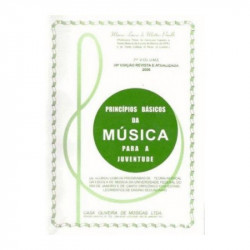 Capa de Princípios Básicos da Música para a Juventude - Maria Luisa de Mattos Priolli