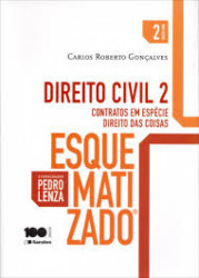 Capa de Direito civil esquematizado volume 2 - Carlos Roberto Gonçalves