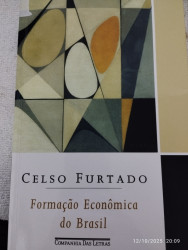 Capa de Formação econômica do Brasil - Celso Furtado