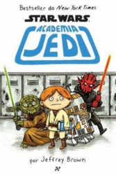 Capa de Star Wars - Academia Jedi - Jeffrey Brown