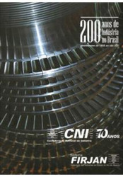 Capa de 200 Anos de Indústria no Brasil - Julio Barbosa Heilbron; Elmer Correa Gilbert; Geoffrey Lloyd