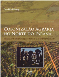 Capa de Colonizacao Agrária no Norte do Paraná - Kohlhepp, Gerd