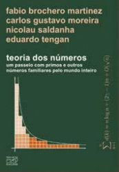 Capa de Teoria dos números - Fabio Brochero Martinez; Carlos Gustavo Moreira; Nicolau Saudanha; Eduardo Tengan