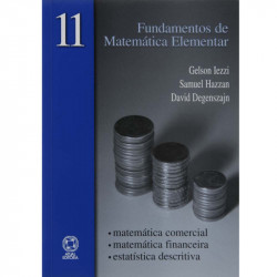 Capa de Fundamentos de Matemática elementar 11 - Iezzi Hazzan Degenszajn