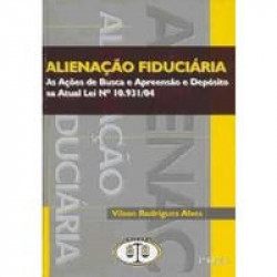 Capa de Alienação fiduciária - Vilson Rodrigues Alves