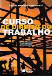 Capa de Curso de Direito do Trabalho - Amauri Mascaro Nascimento