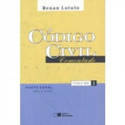 Capa de Código Civil Comentado Vol. 1 - Renan Lutufo