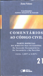 Capa de Comentários ao Código Civil Vol. 21 - Zeno Veloso