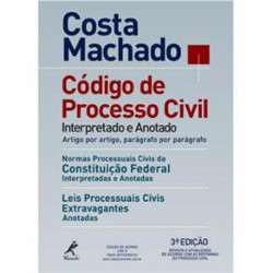 Capa de Código de Processo Civil interpretado e anotado - Costa Machado