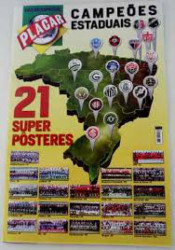 Capa de Placar Campeões Estaduais 2016 - Placar