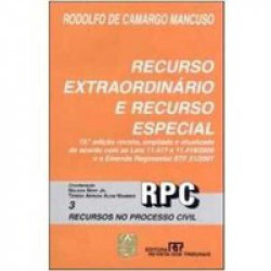 Capa de Recurso Extraordinário e Recurso Especial - Rodolfo de Camargo Mancuso