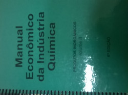 Capa de Manual Econômico da Indústria Química - Centro de Pesquisas e Desenvolvimento