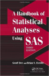 Capa de A Handbook of Statistical Analyses - Geoff Der and Brian S. Everitt