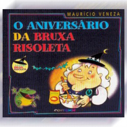 Capa de O Aniverário da Bruxa Risoleta - Maurício Veneza