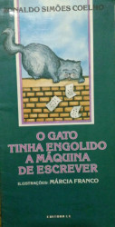 Capa de O gato tinha engolido a máquina de escrever - Ronaldo Simões Coelho