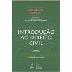 Capa de Introdução ao direito civil - Orlando Gomes