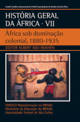 Capa de História geral da África volume VII - Albert Adu Boahen