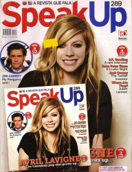 Capa de Speak up: Avril Lavigne - Revista com CD