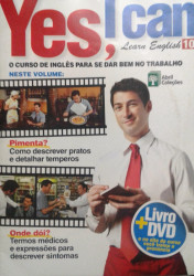 Capa de Yes, I can 10 - Descrever temperos e termos médicos em inglês - DVD e revista